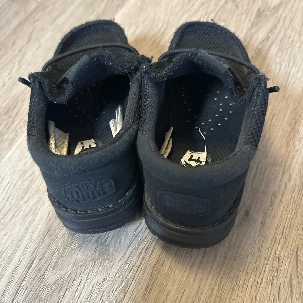 Hey Dude Kids Black Moccasins